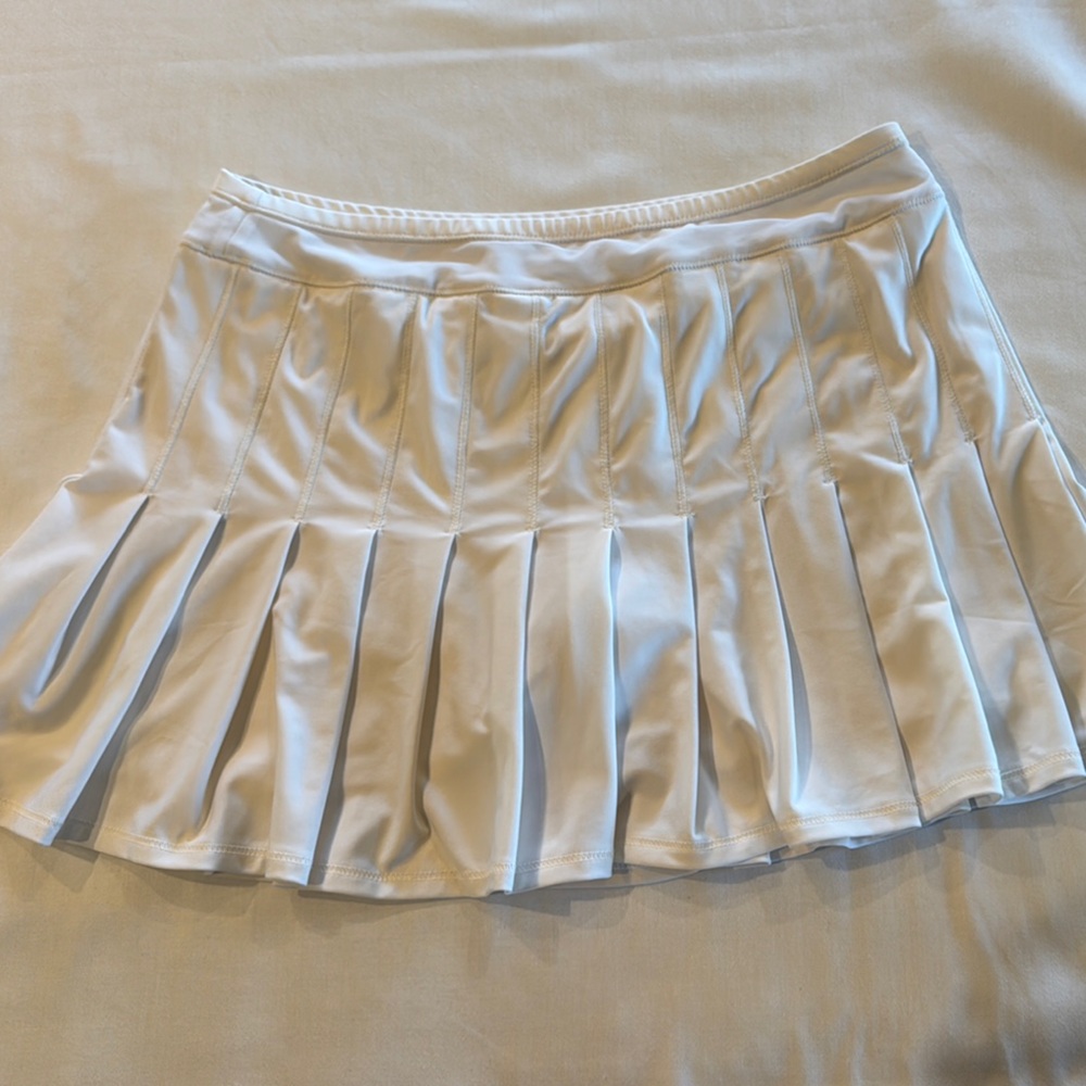 Lucky in Love White Tennis Skirt
